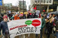 Cost of living crisis demo, Manchester. 12.02.2022