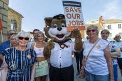 Save our jobs rally, Doncaster. 13.08.2022