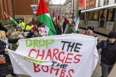 Drop charges not bombs. Manchester. 17.01.2023
