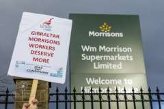 Morrisons protest, Bradford. 24.02.2023