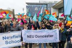 NEU strike rally, Doncaster. 27.04.2023