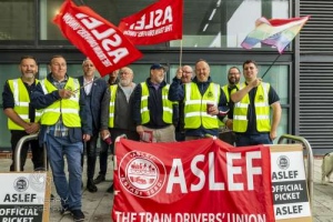 ASLEF strike, Hull and Leeds. 30.07.2022