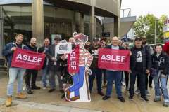 ASLEF strike. Manchester. 30.09.2023