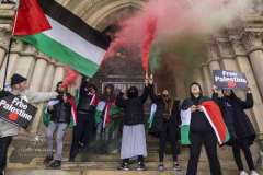 Free Palestine protest. Bradford. 17.10.2023