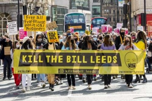 Kill the Bill (policing bill), Leeds. 02.04.2021