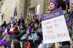 Leeds University Unison strike rally. 04.10.2022