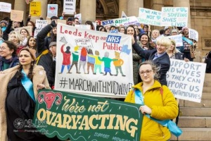 March with midwives, Leeds. 21.11.2021