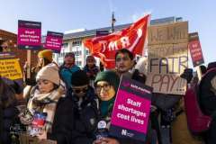 RCN Nurses strike. Leeds. 15.12.2022