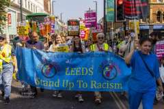 Stand Up to Racism demo, Leeds. 10.06.2023