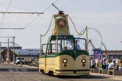 The trams of Blackpool. 18.07.2021