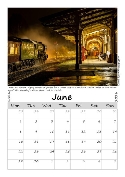 Steam Train Calendar 2026 - Image 7