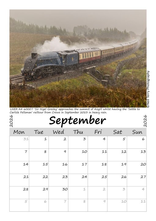 Steam Train Calendar 2026 - Image 10