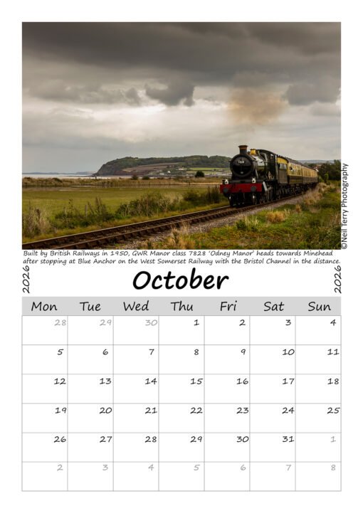 Steam Train Calendar 2026 - Image 11